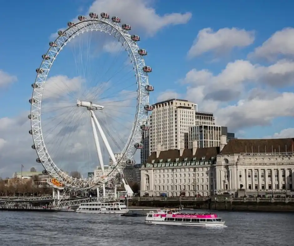 London Eye River Cruise and Standard London Eye Ticket, many of London’s top attractions lie along the Thames River. This boat tour cruises by most of them and includes a London Eye ride to see them from above.