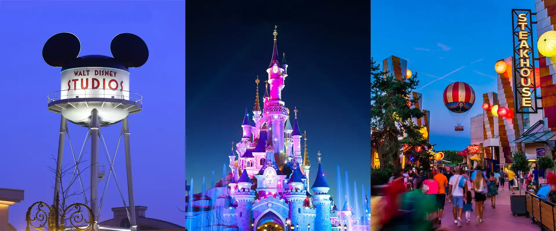 Disneyland Paris, Walt Disney Studios and Disney Village