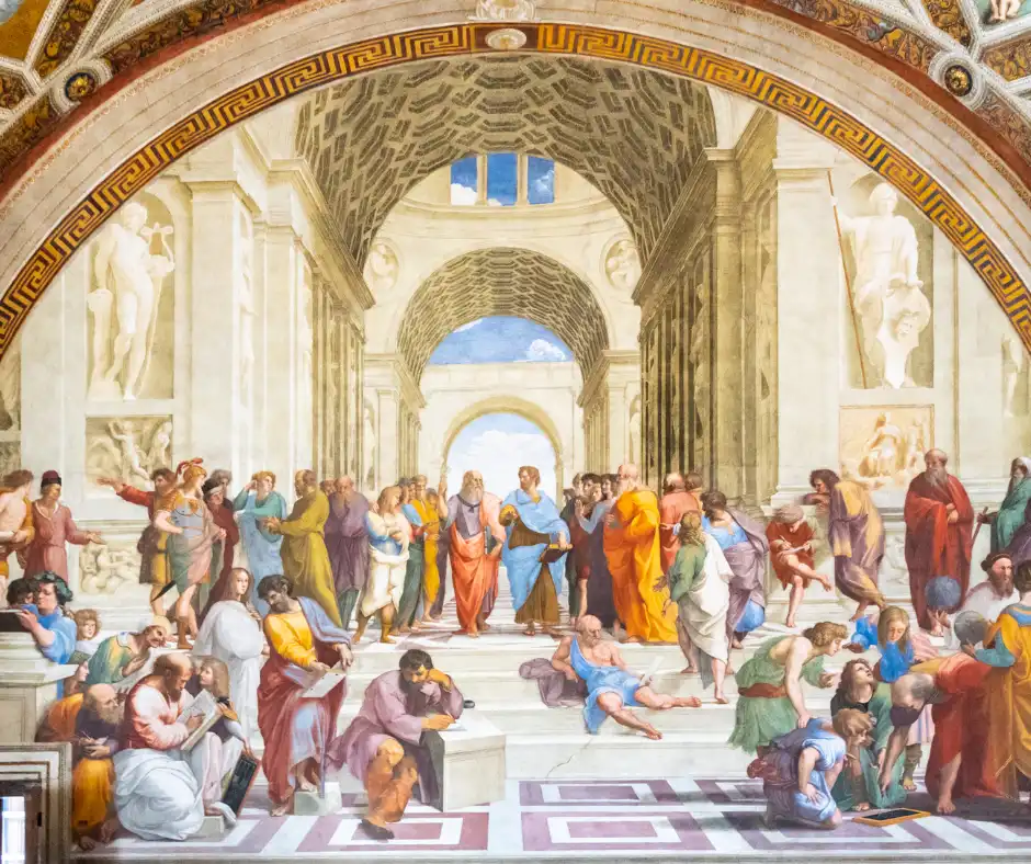School of Athens Painting by Raphael, Vatican Museums, Vatican City